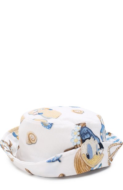 Панама с аппликацией и принтом MONNALISA, арт. 391003, фото 2