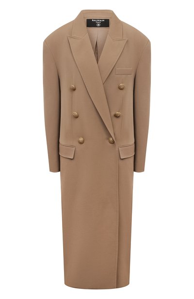 Женское шерстяное пальто BALMAIN, арт. AF1UD005WB05