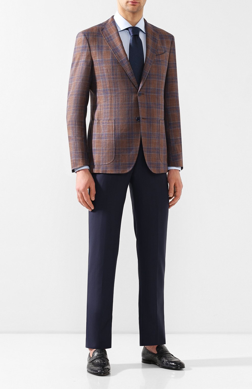 Хлопковая сорочка KITON, арт. UCIH0660502, фото 2