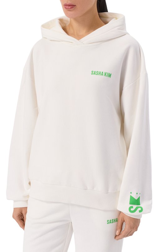 Хлопковый костюм Sasha Kim SK-00000565 Белый  SK-00000565 Фото 2