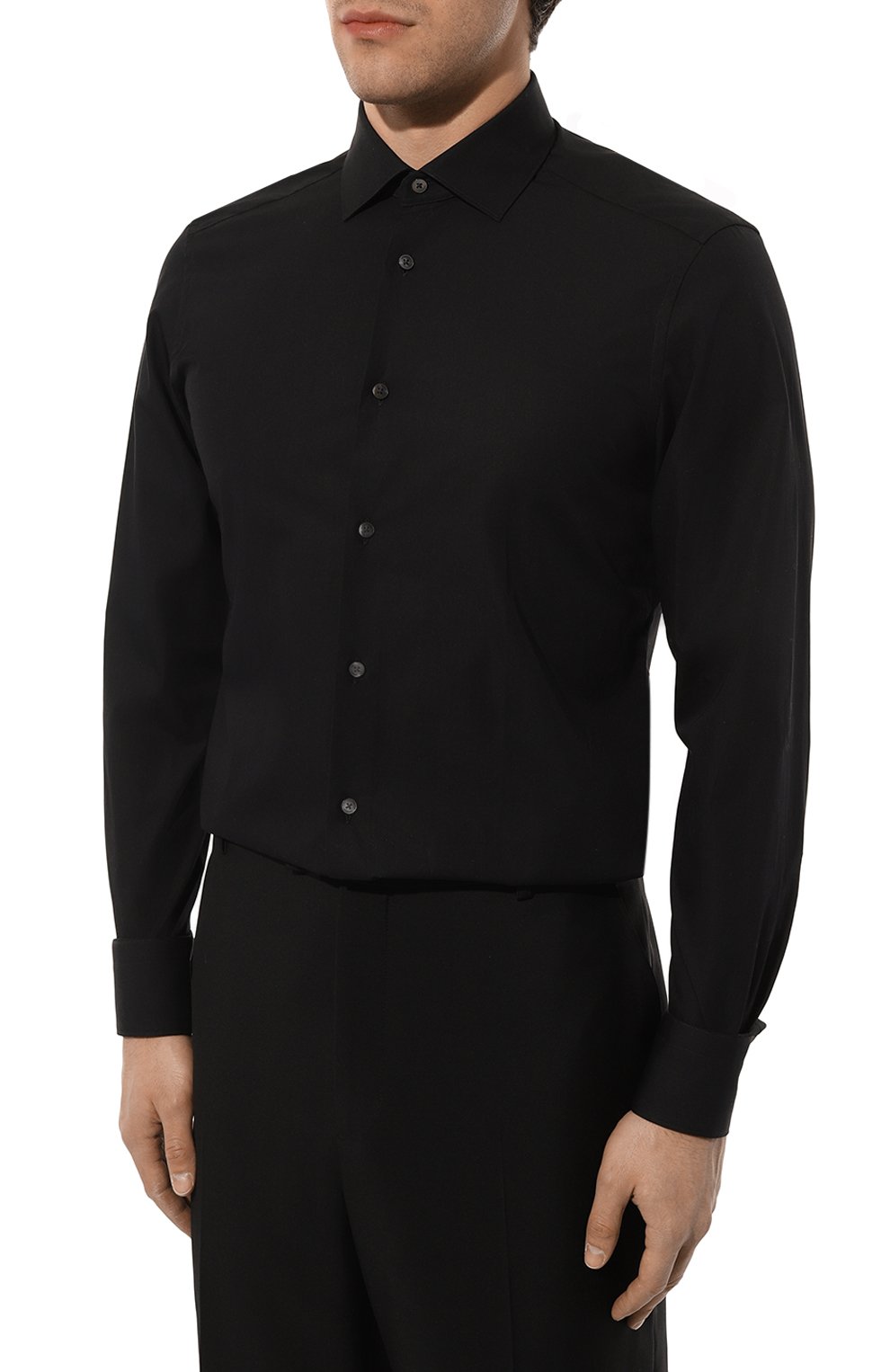 Хлопковая сорочка ZEGNA, арт. 9MS0MT-CT1069, фото 4