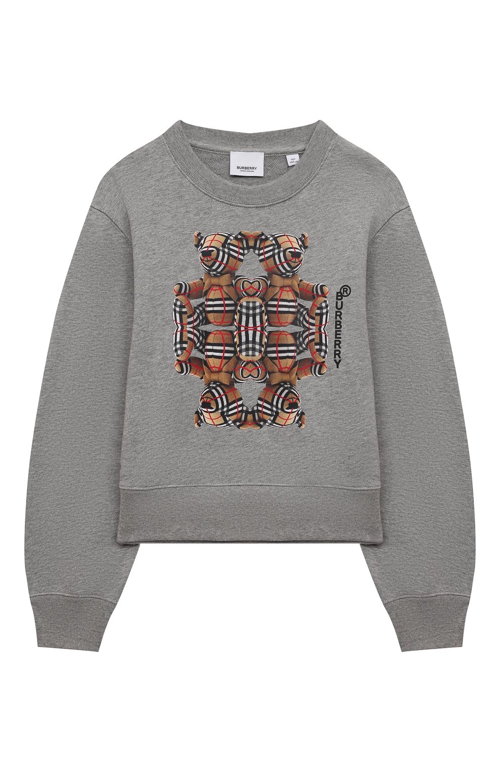 Хлопковый свитшот BURBERRY, арт. 8041214, фото 1