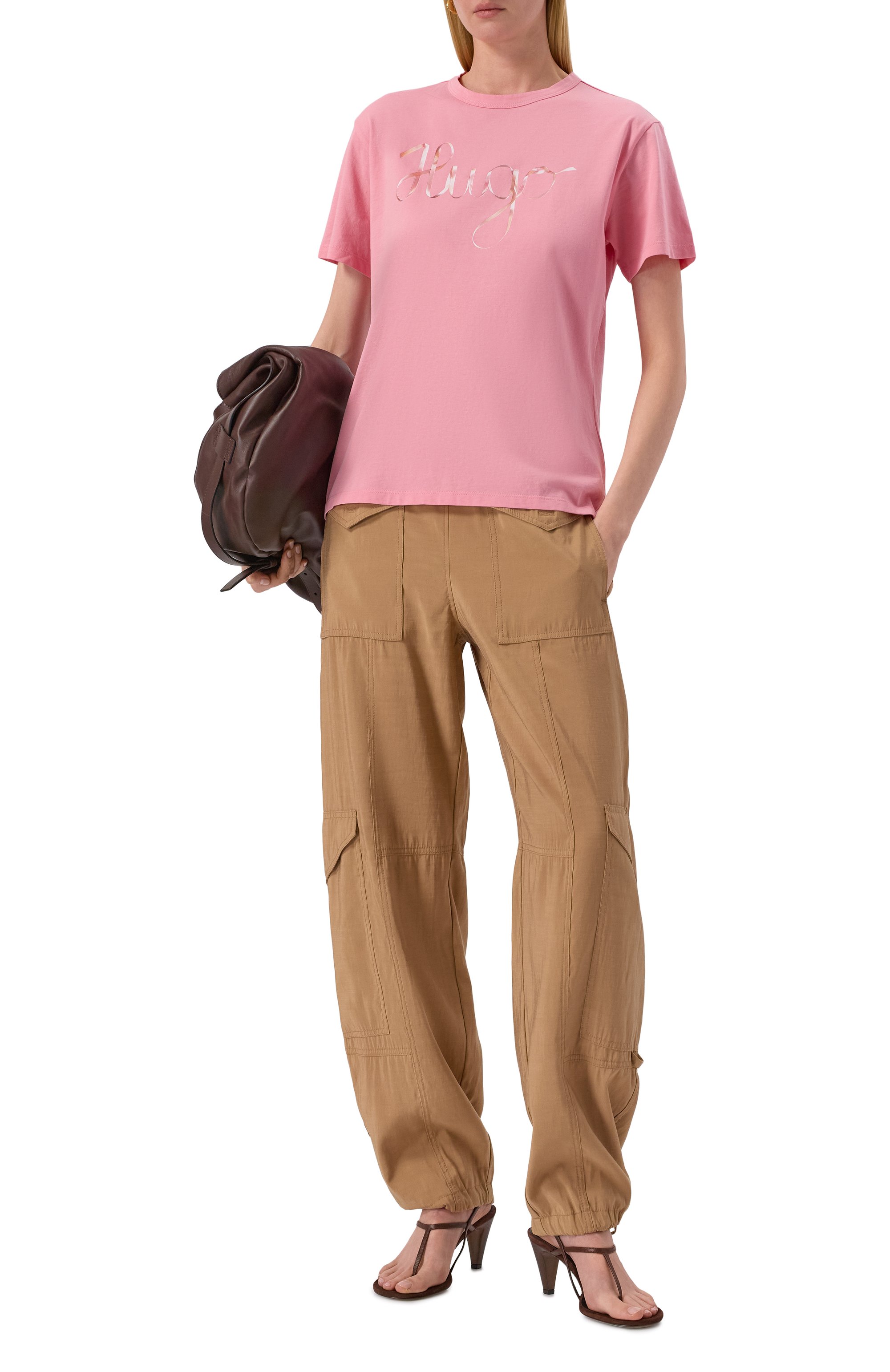 Хлопковая футболка HUGO, арт. 50544868, фото 2