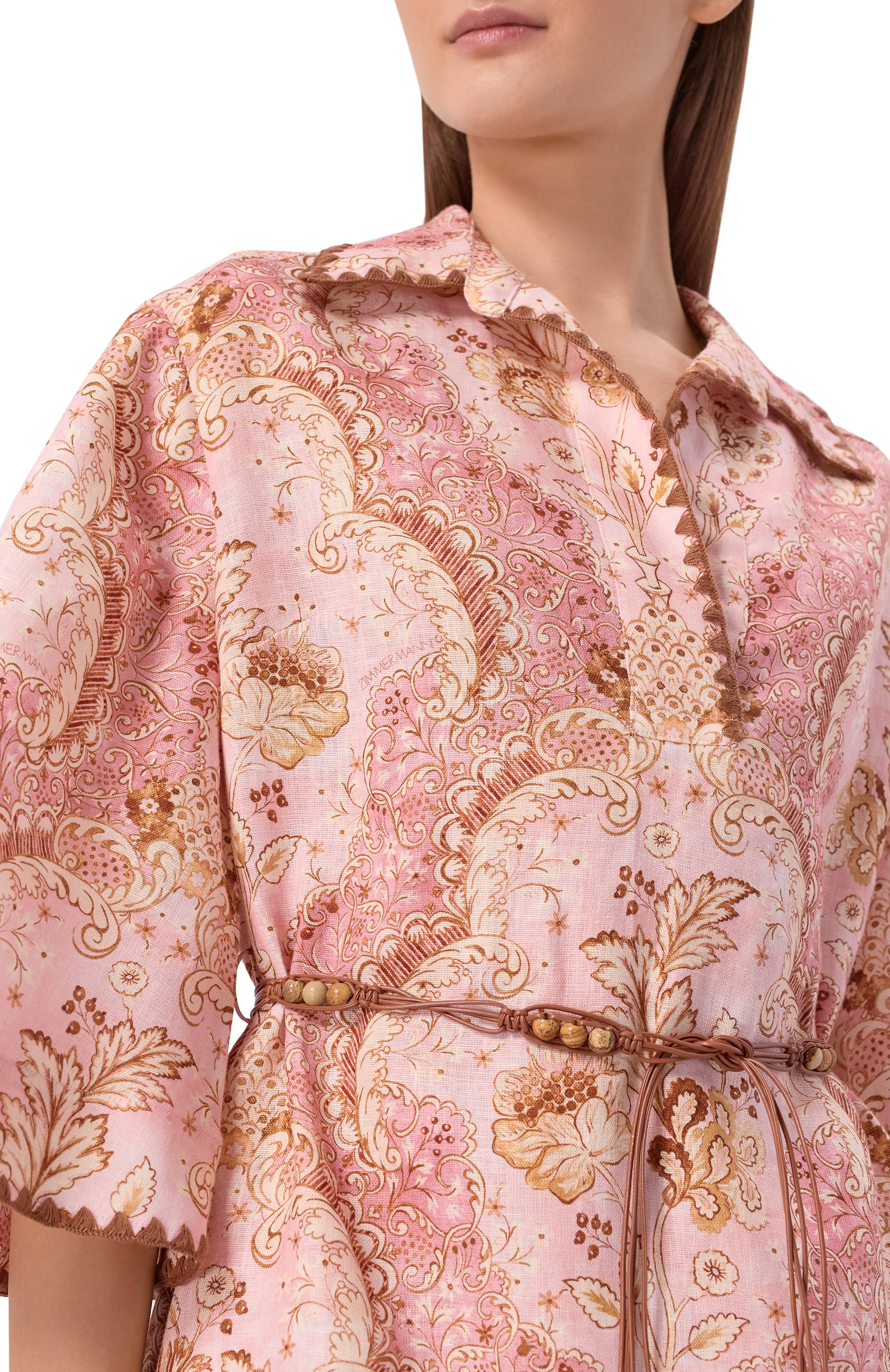 Льняное платье ZIMMERMANN, арт. 5810DRS263, фото 4