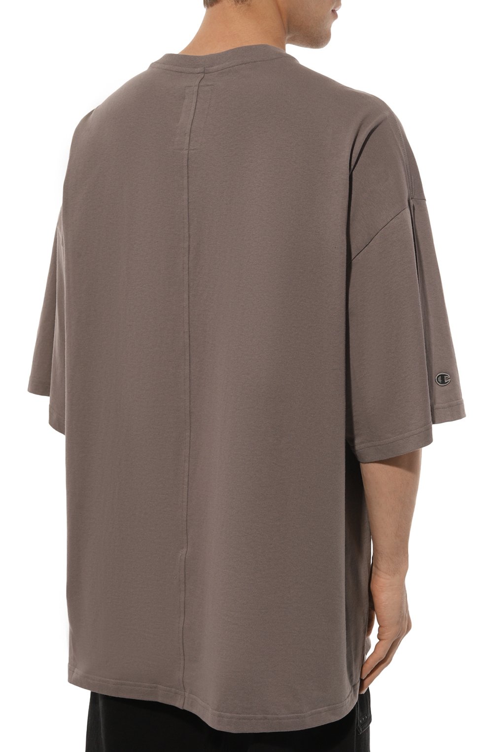 Хлопковая футболка rick owens x champion RICK OWENS, арт. CM01D9229/CHJER, фото 4