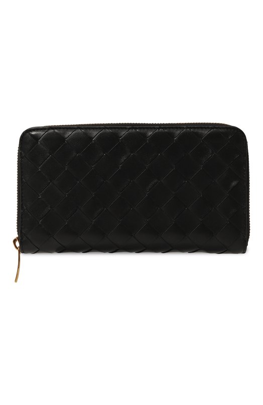 Кожаный кошелек Bottega Veneta 742332/VCPP2 Чёрный 742332/VCPP2