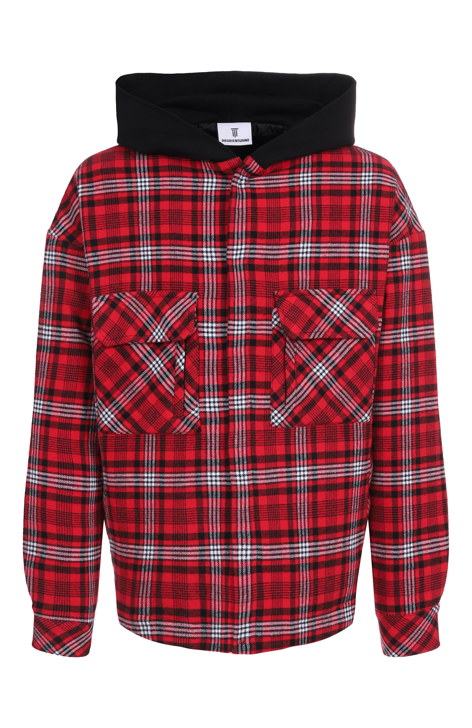 Хлопковая куртка-рубашка DIEGO VENTURINO, арт. DVJKTCBRWBASIC, фото 1