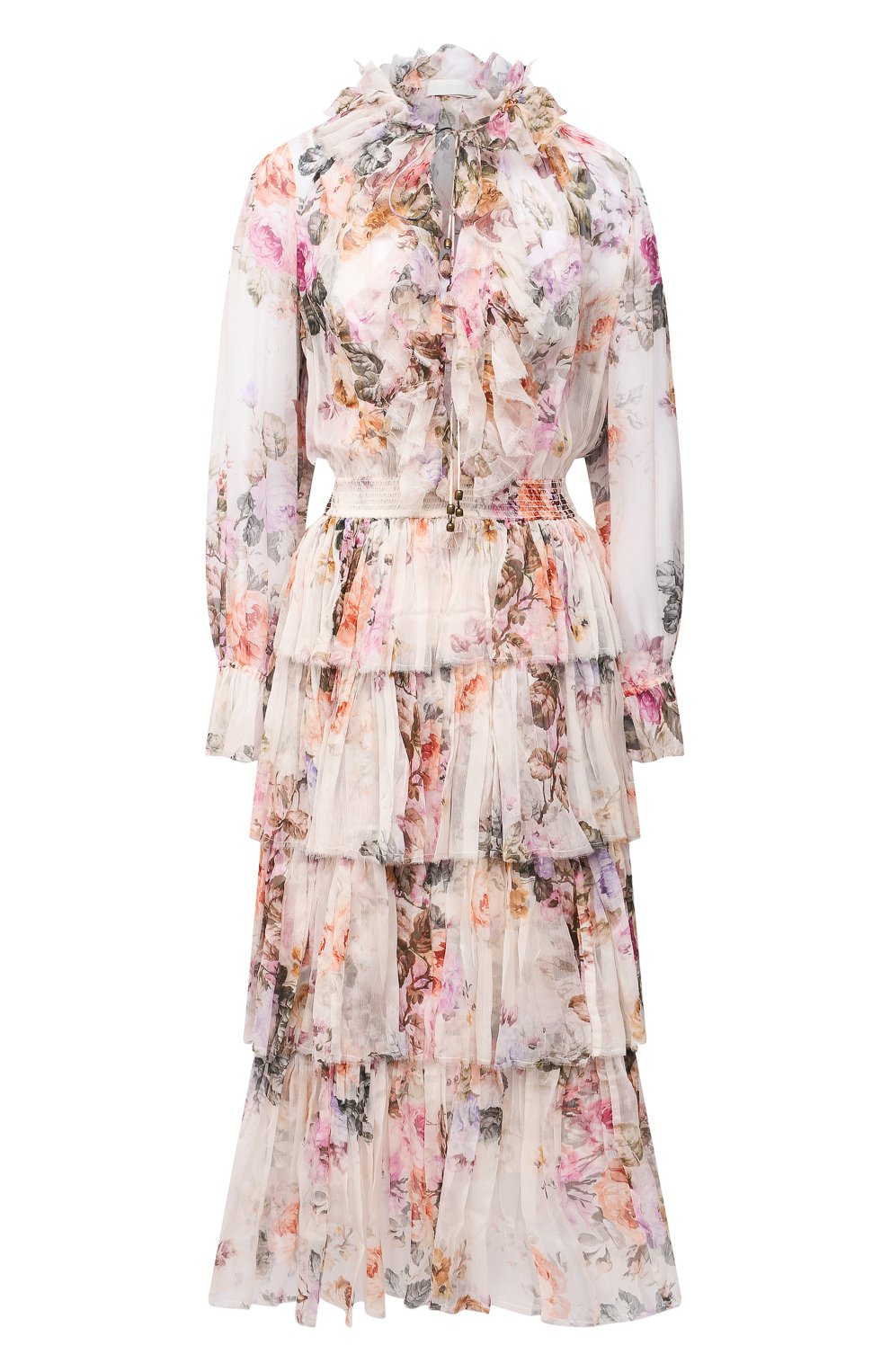 Шелковое платье ZIMMERMANN, арт. 9902DBRG, фото 1