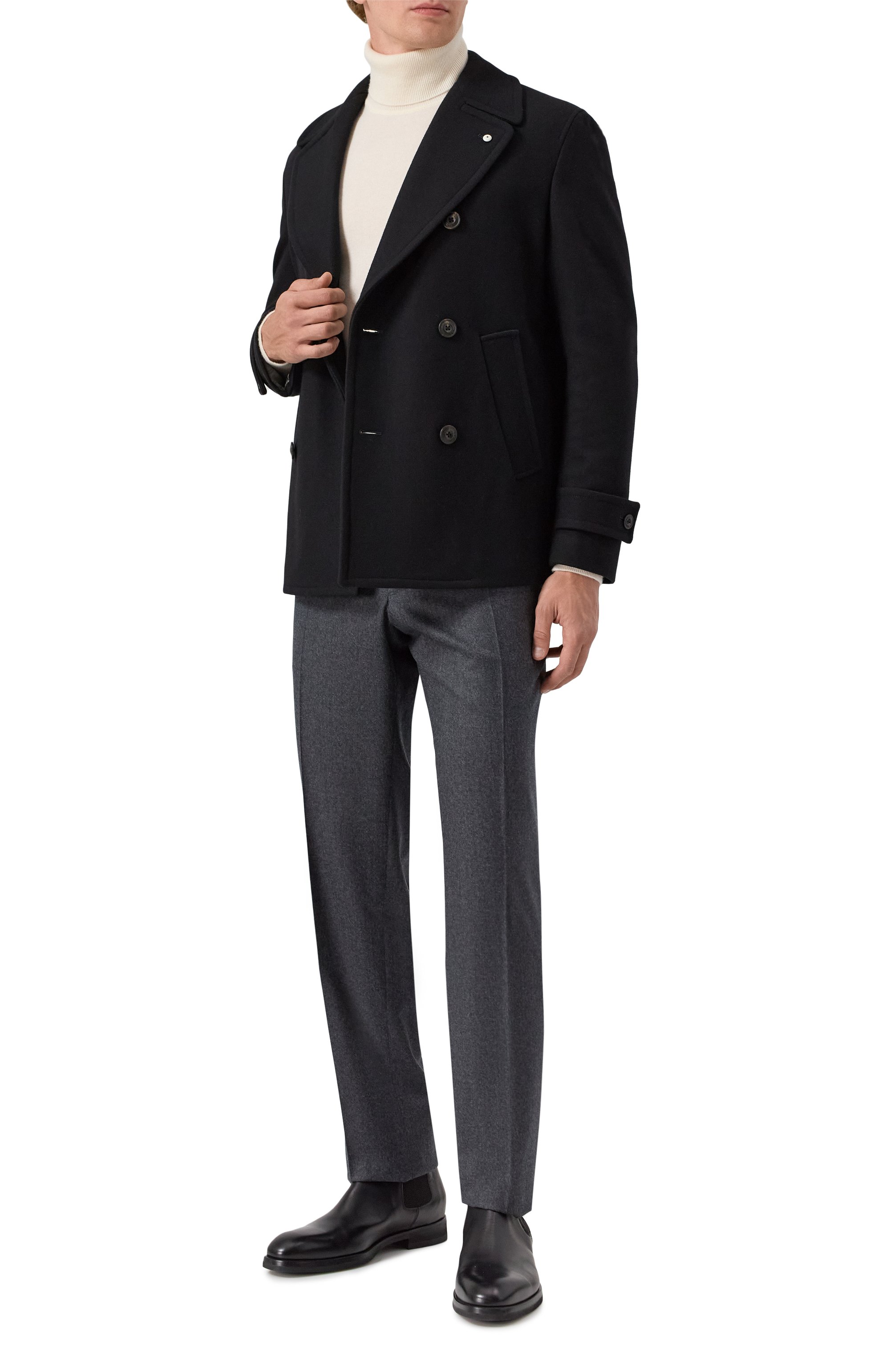 Бушлат из шерсти и кашемира L.B.M. 1911, арт. 9324/57516, фото 2