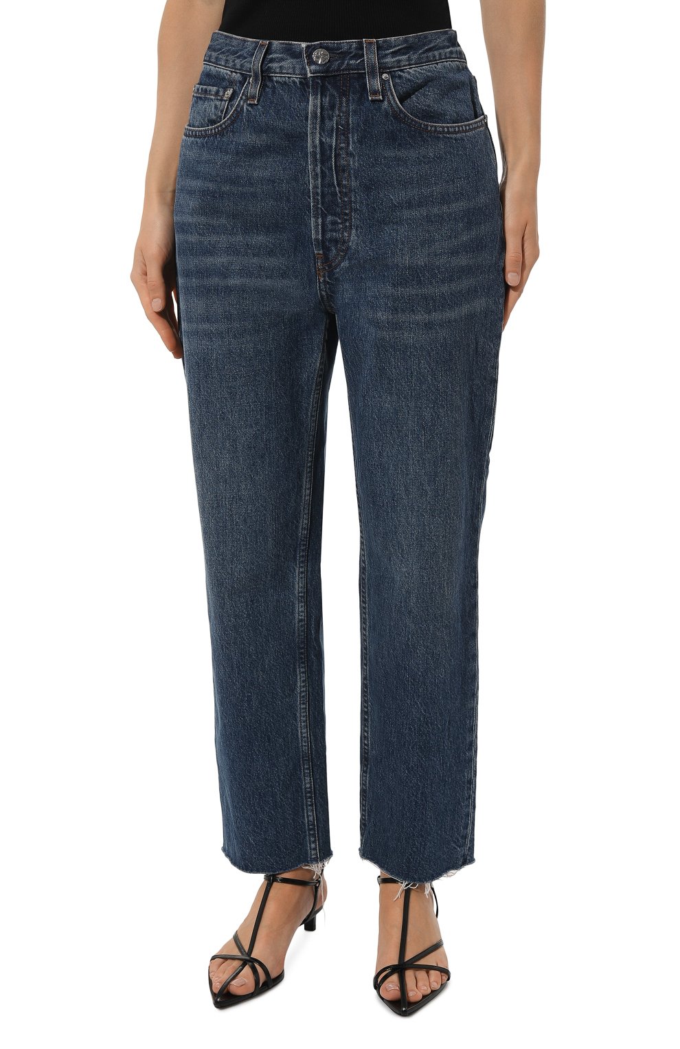 Джинсы TOTEME синего цвета по цене 43050 руб., арт. 221-235-747, фото 3 Джинсы TOTEME, арт. 221-235-747, фото 3