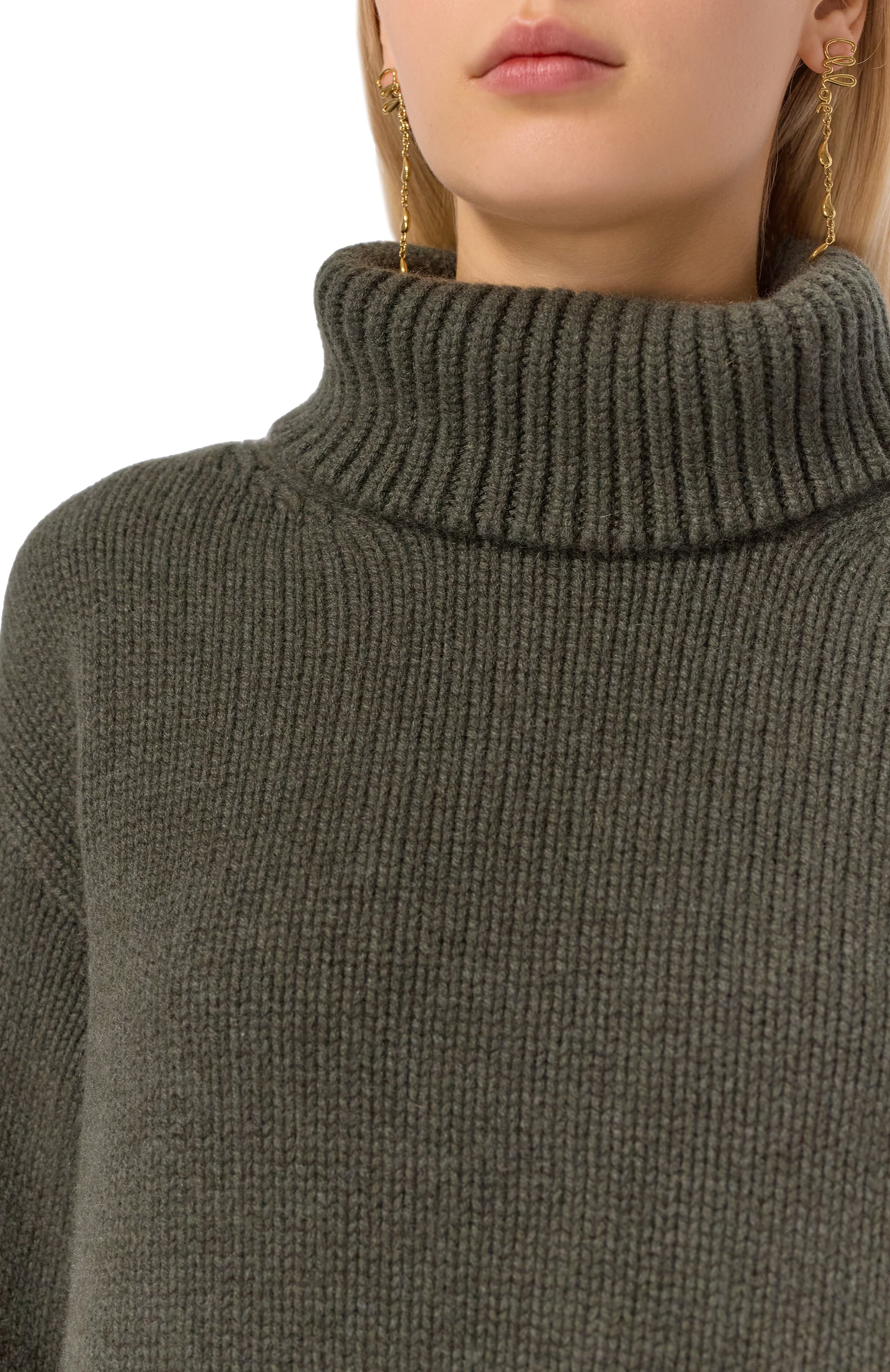 Свитер из шерсти и кашемира ELIE SAAB, арт. T0230NF25/W0007, фото 5