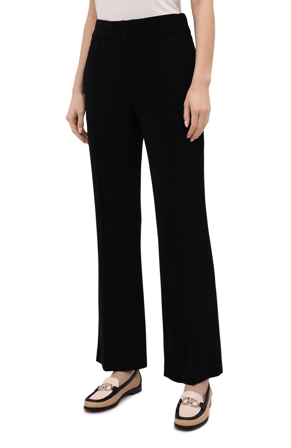 Брюки из вискозы ISABEL MARANT черного цвета по цене 58200 руб., арт. PA1890-21P011I/S0R0KIA, фото 3 Брюки из вискозы ISABEL MARANT, арт. PA1890-21P011I/S0R0KIA, фото 3