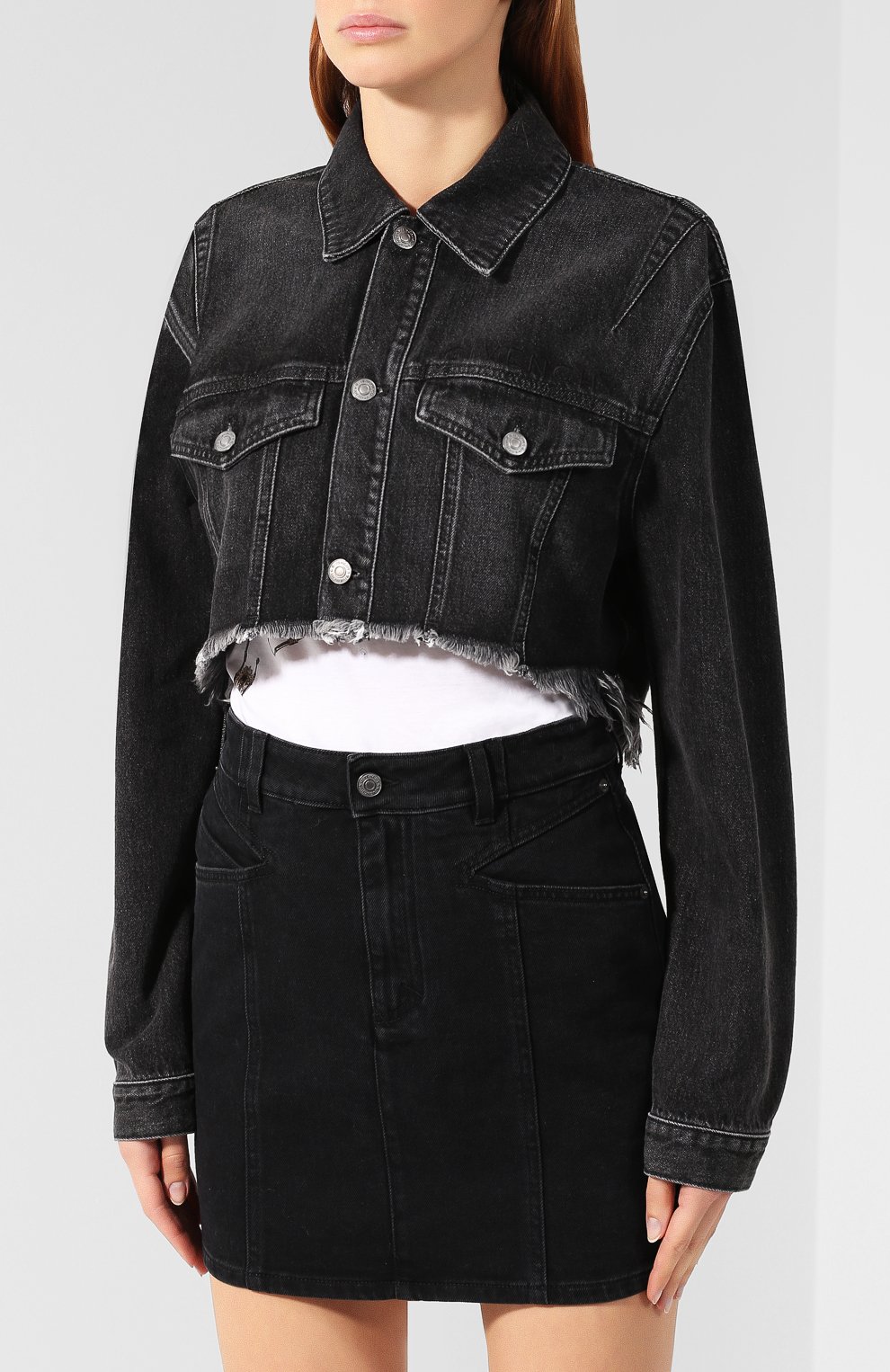 Джинсовая куртка GIVENCHY черного цвета по цене 84650 руб., арт. BW006Q50AJ, фото 3 Джинсовая куртка GIVENCHY, арт. BW006Q50AJ, фото 3