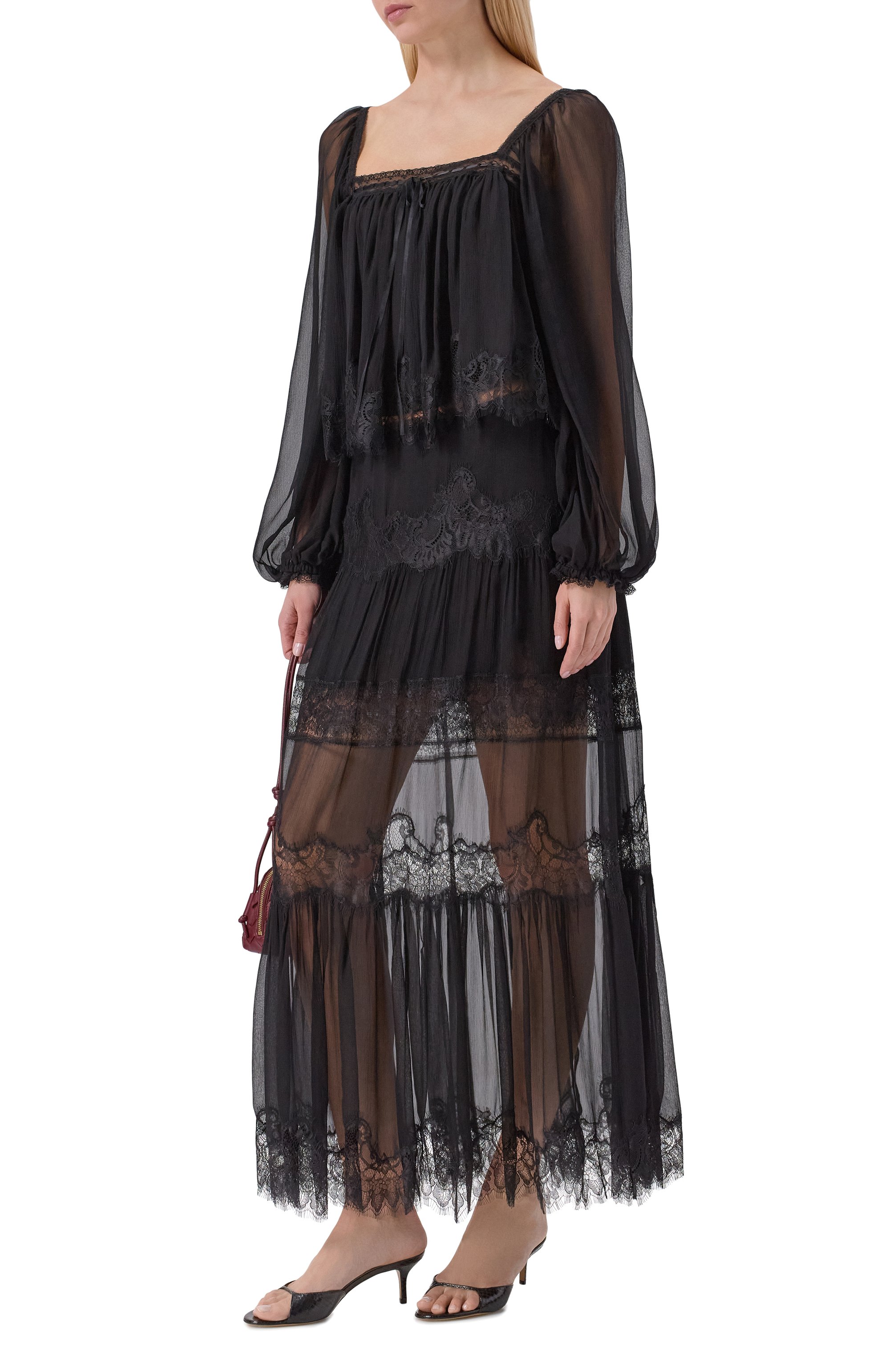 Шелковая юбка LOVE SHACK FANCY, арт. LS936-3311, фото 2