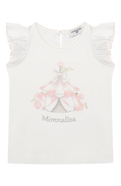 Хлопковый топ MONNALISA, арт. 315611SG, фото 1