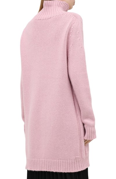 Кашемировый свитер LANVIN светло-розового цвета по цене 148500 руб., арт. RW-T0649M-MR06-H20, фото 4 Кашемировый свитер LANVIN, арт. RW-T0649M-MR06-H20, фото 4