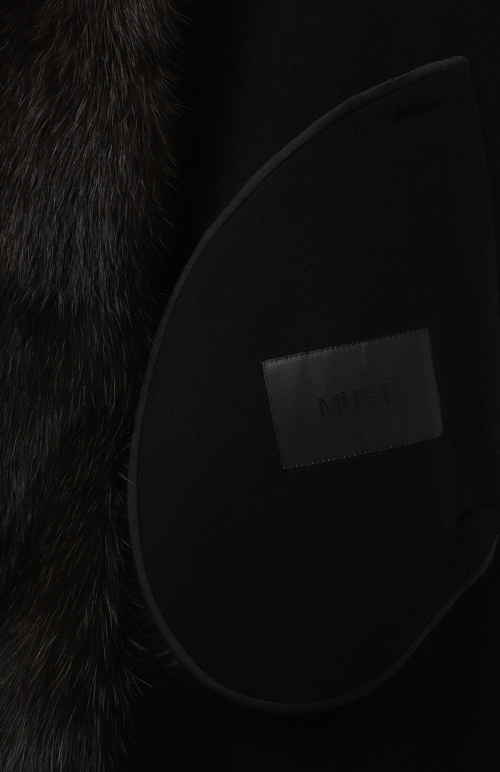 Пальто из шерсти и кашемира с отделкой из соболя MVST, арт. FTBPL-Y326-1SB/LP1432, фото 7