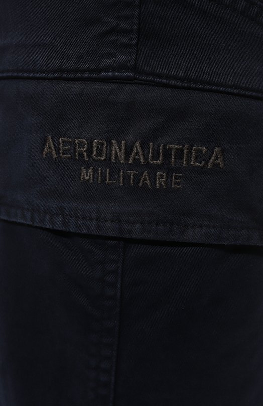 фото Хлопковые брюки-карго aeronautica militare