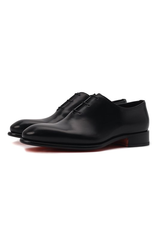 фото Кожаные оксфорды santoni