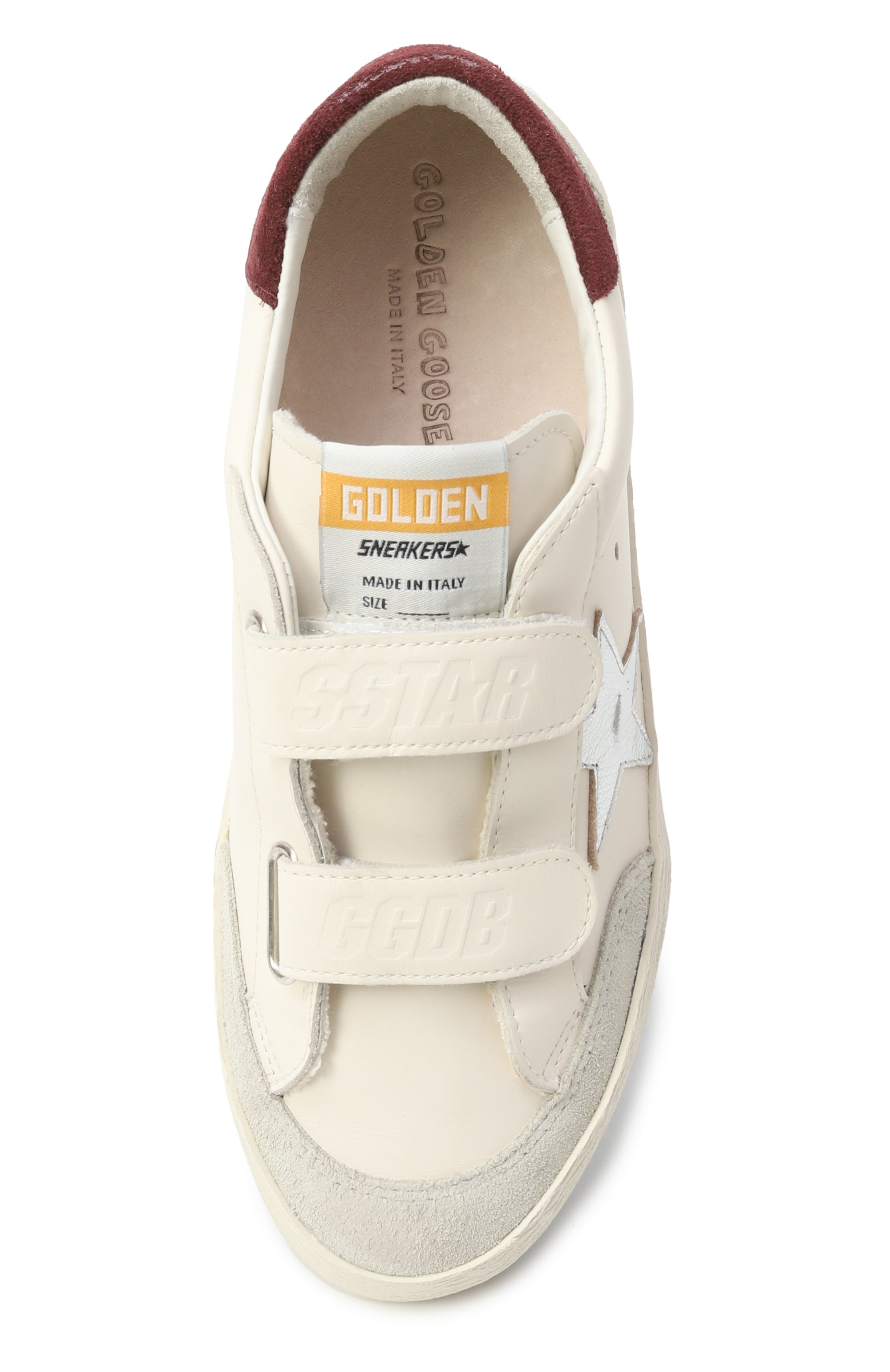 Кожаные кеды old school GOLDEN GOOSE DELUXE BRAND, арт. GTF00924.F007431, фото 4