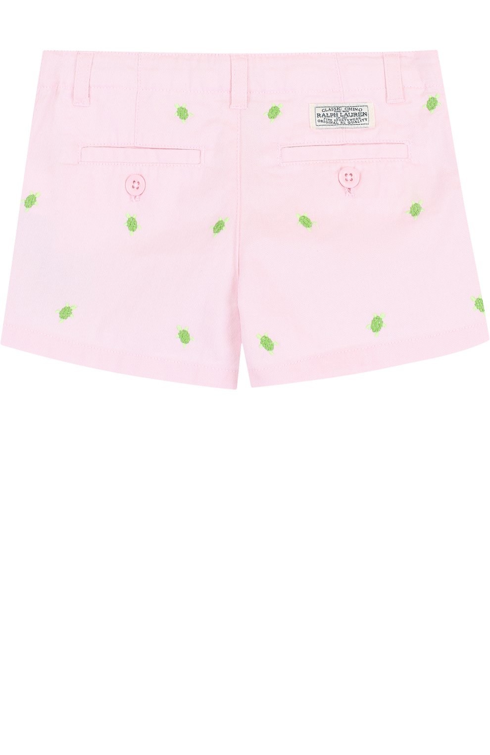 Хлопковые мини-шорты с вышивкой POLO RALPH LAUREN, арт. 312688452, фото 2