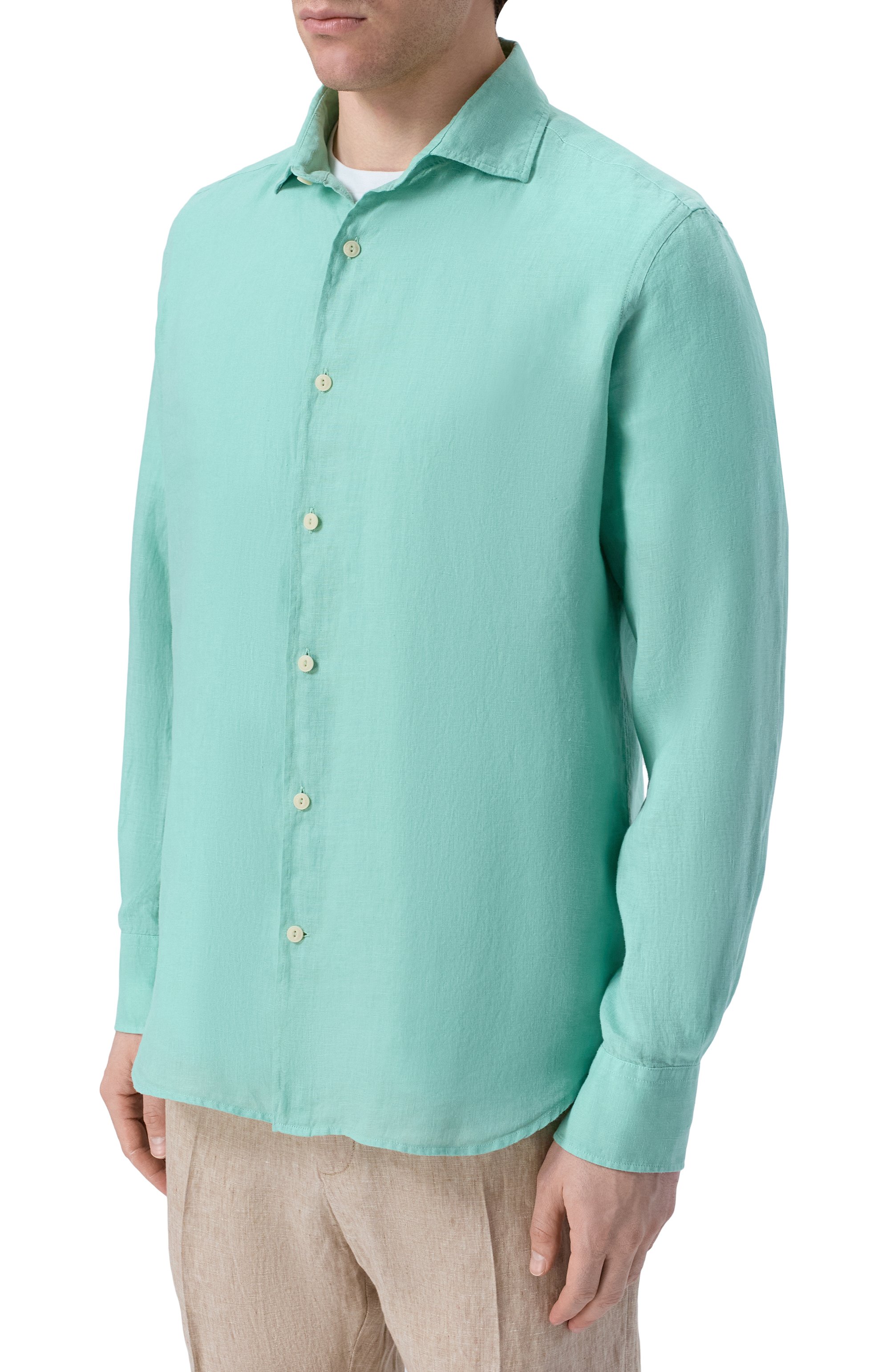 Льняна я рубашка MC2 SAINT BARTH, арт. PAMP001-00265L/PAMPL0NA, фото 3