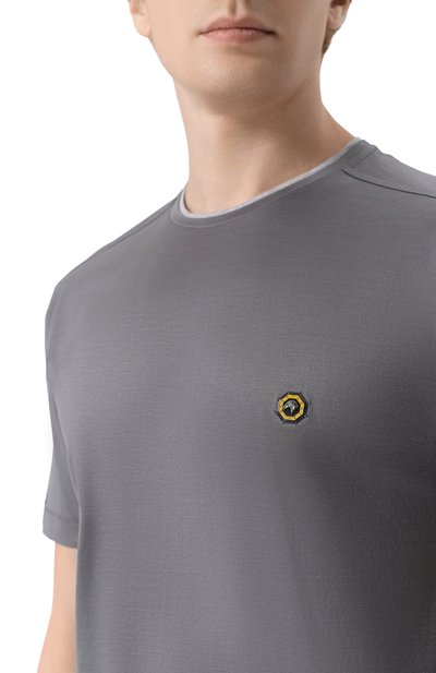 Хлопковая футболка STEFANO RICCI, арт. MNH6105000/TE0001, фото 5