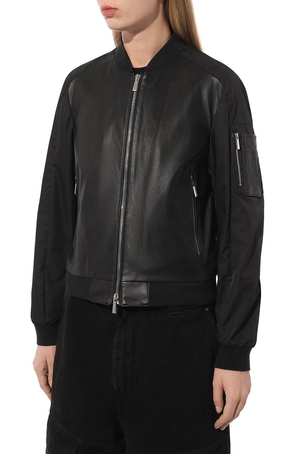 Кожаный бомбер MOORER, арт. HPMYN-PEK, фото 3