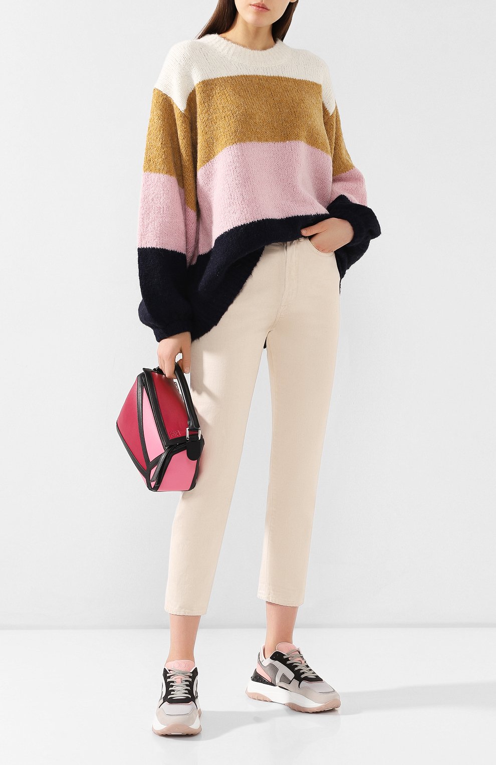 Укороченные джинсы GOLDEN GOOSE DELUXE BRAND, арт. G34WP015.A4, фото 2