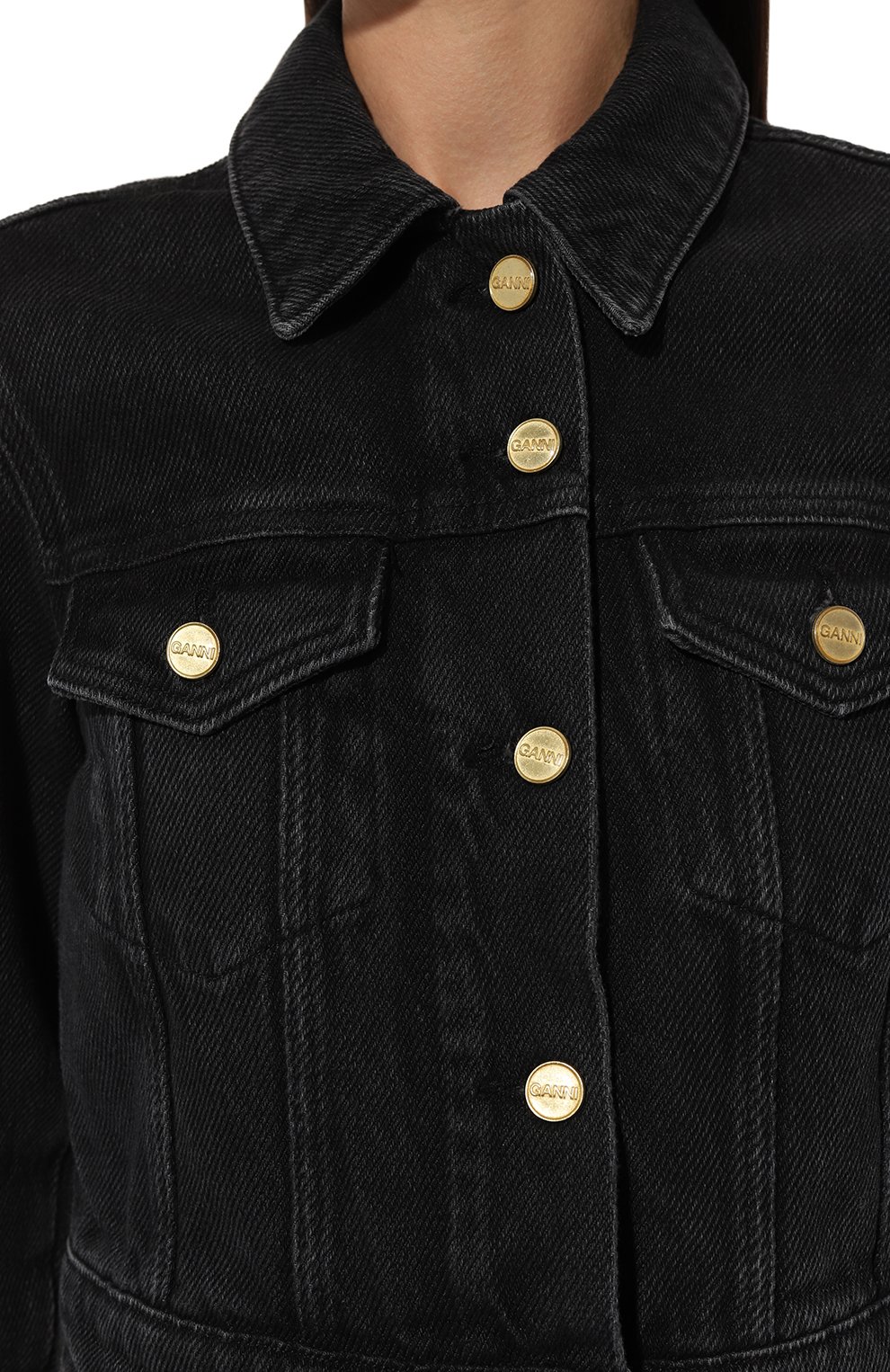 Джинсовая куртка GANNI, арт. J1408, фото 5