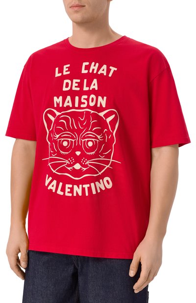 Хлопковая футболка VALENTINO, арт. 7V3MG16P/B32, фото 3