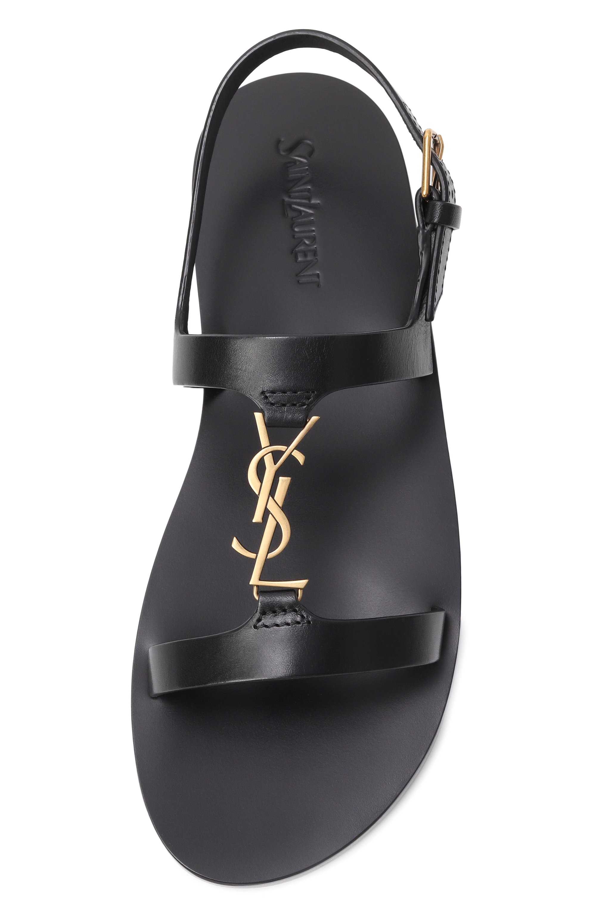 Кожаные сандалии cassandra SAINT LAURENT, арт. 818294/DWEDD, фото 6