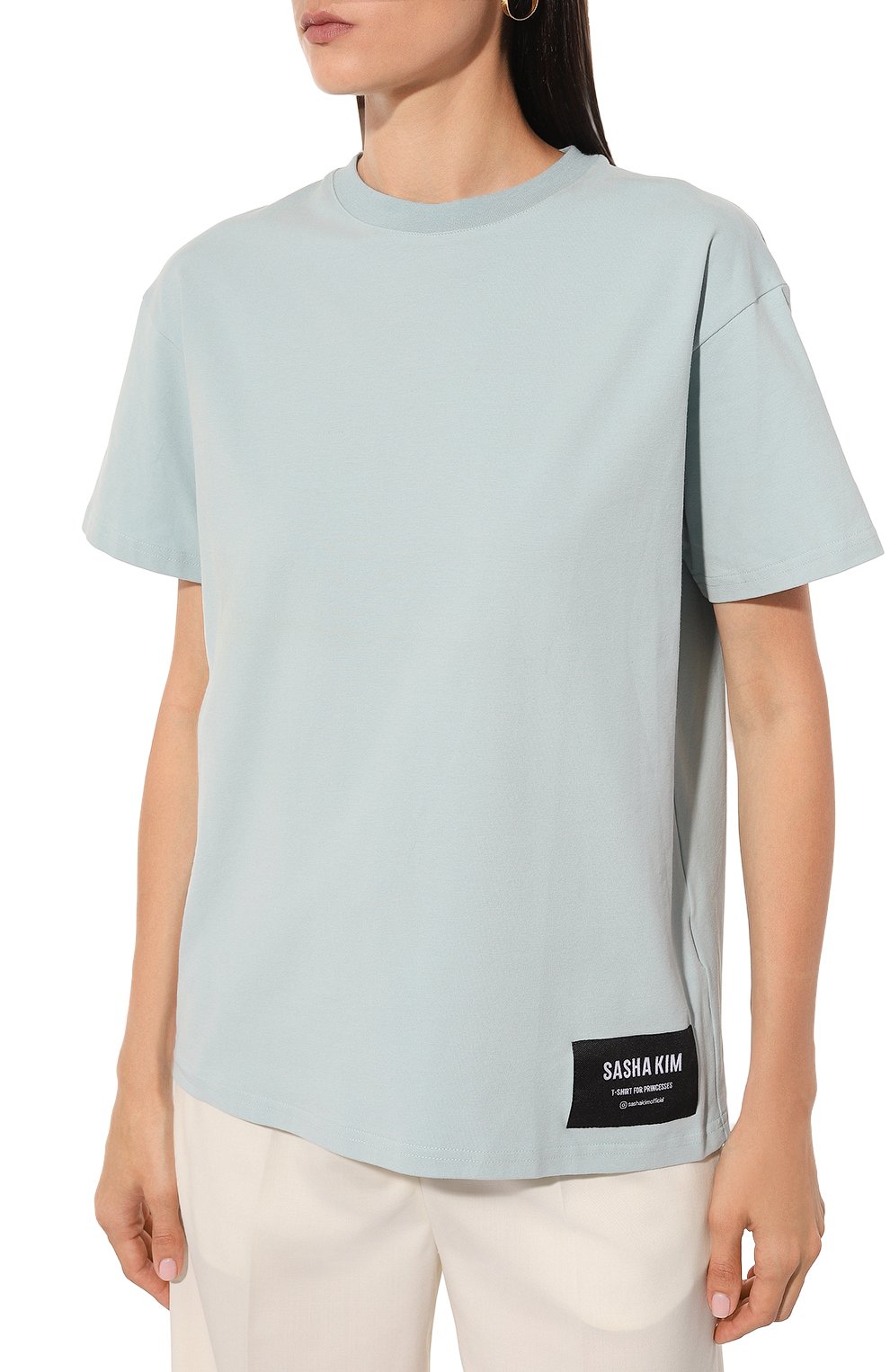 Хлопковая футболка SASHA KIM, арт. УТ-00000618, фото 3