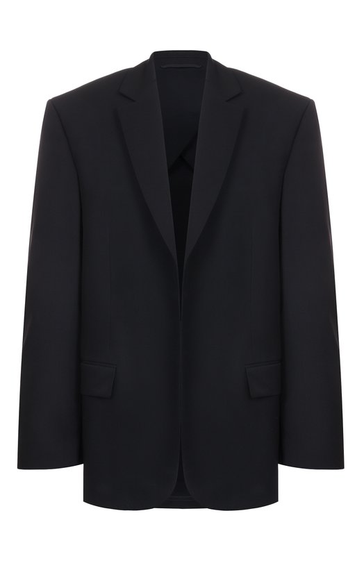 Шерстяной пиджак Balenciaga 838840/TJT35 Чёрный 838840/TJT35
