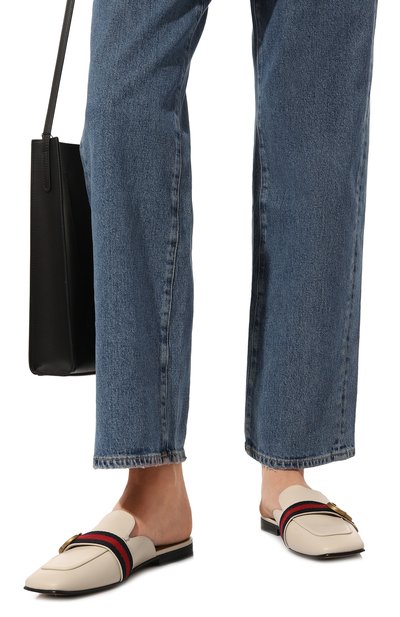 Кожаные сабо peyton GUCCI, арт. 423694 DKHC0, фото 3