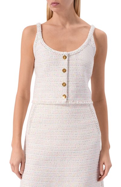 Твидовый топ GIAMBATTISTA VALLI, арт. 26SSPVCA1086/01B0U, фото 3