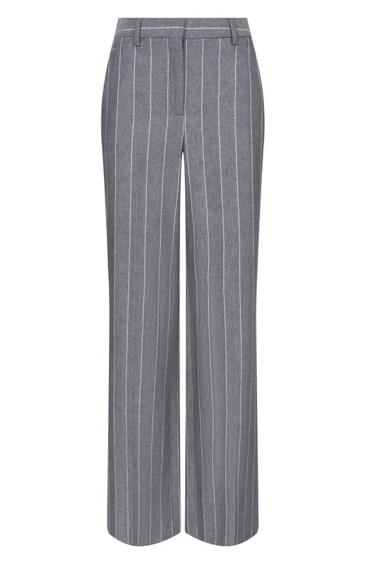 Брюки из хлопка и льна Lorena Antoniazzi P2635PA01A/5181 Голубой P2635PA01A/5181