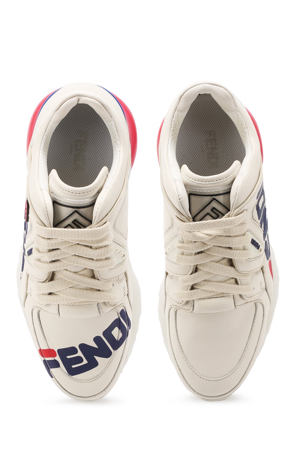 Кожаные кроссовки FENDI, арт. 8E6833 A62E, фото 5