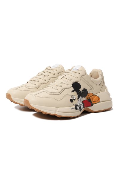 Кожаные кроссовки rhyton disney x gucci GUCCI, арт. 601370 DRW00, фото 1