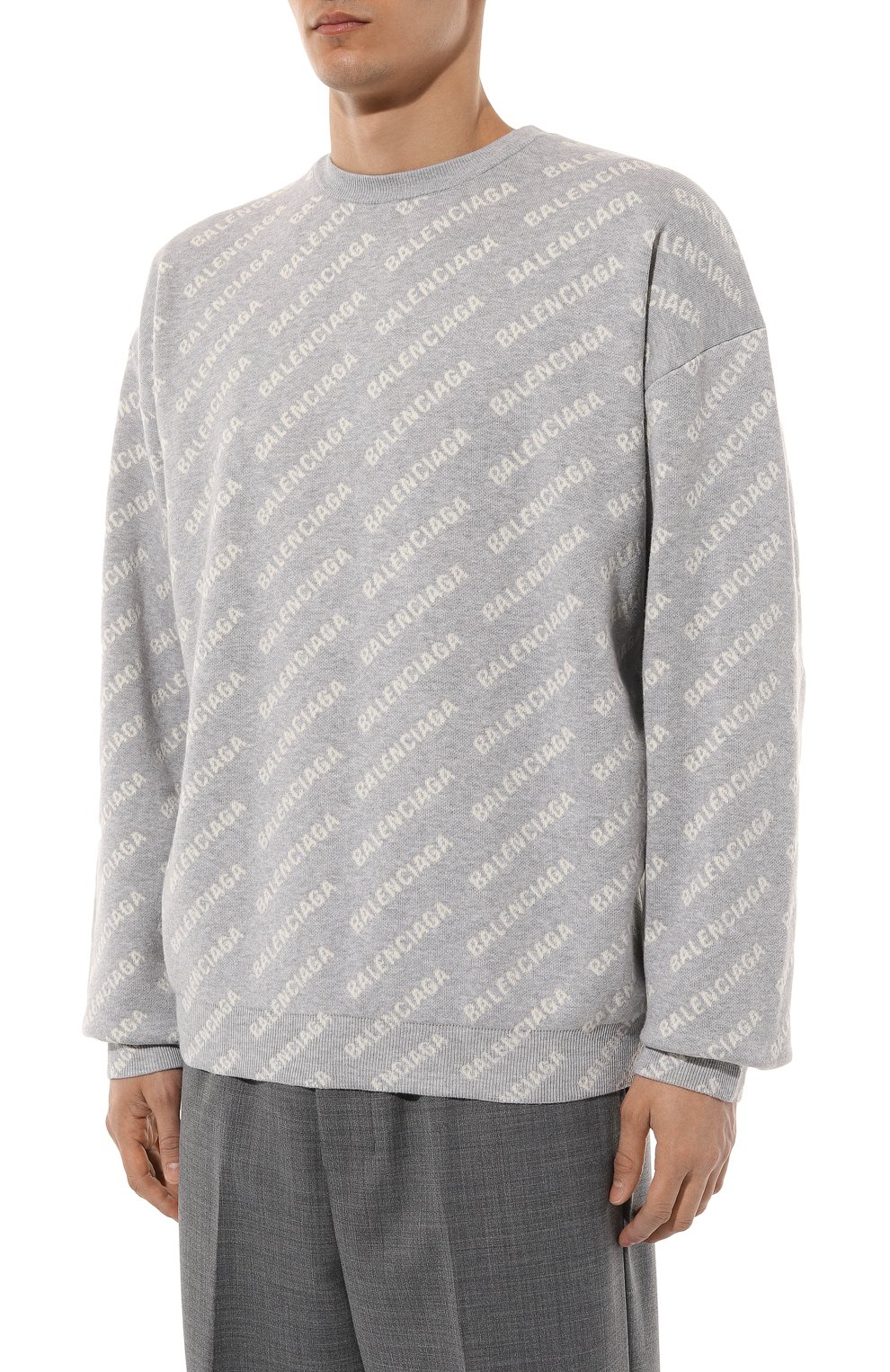 Джемпер из хлопка и шерсти BALENCIAGA, арт. 702952/T3233, фото 3