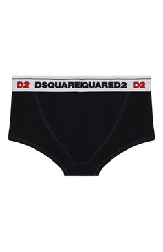 Детские комплект из двух брифов DSQUARED2 разноцветного цвета, арт. DQ035S-D00SX | Фото 4 (Статус проверки: Проверено, Проверена категория; Материал внешний: Хлопок; Рукава: Короткие; Материал сплава: Проставлено, Проверено; Драгоценные камни: Проставлено)