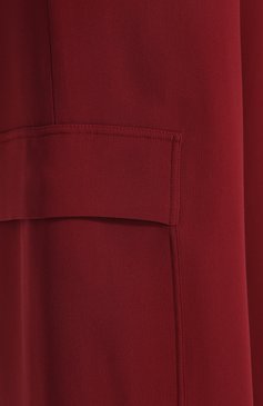 Однотонные шелковые брюки с накладными карманами LORO PIANA, арт. FAI1768, фото 5