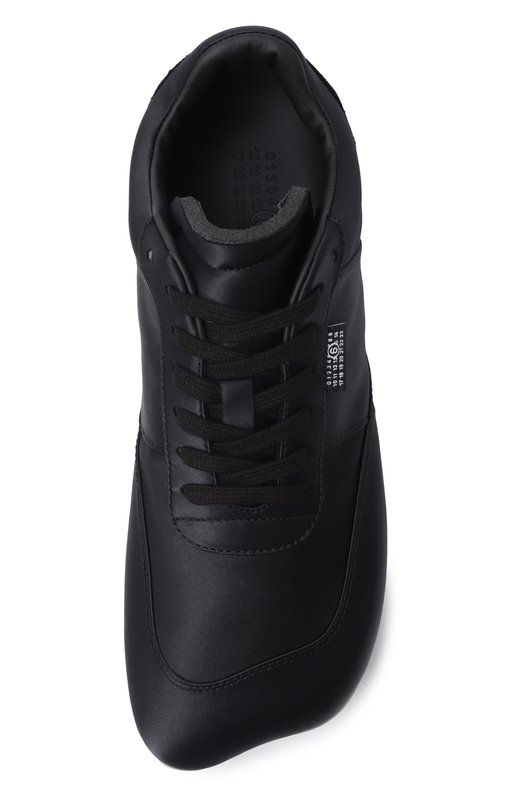 Текстильные кеды Factory MM6 S59WS0248/P7563 Чёрный  S59WS0248/P7563 Фото 6