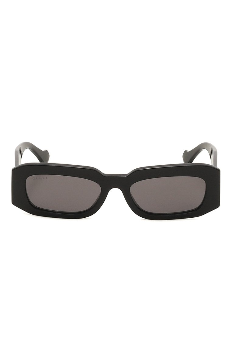 Женские солнцезащитные очки GUCCI черного цвета, арт. GG1426S 001 | Фото 3 (Нос: Не проставлено; Региональные ограничения белый список (Axapta Mercury): Не проставлено; Тип очков: С/з; Материал: Пластик; Оптика Гендер: оптика-женское; Очки форма: Прямоугольные)