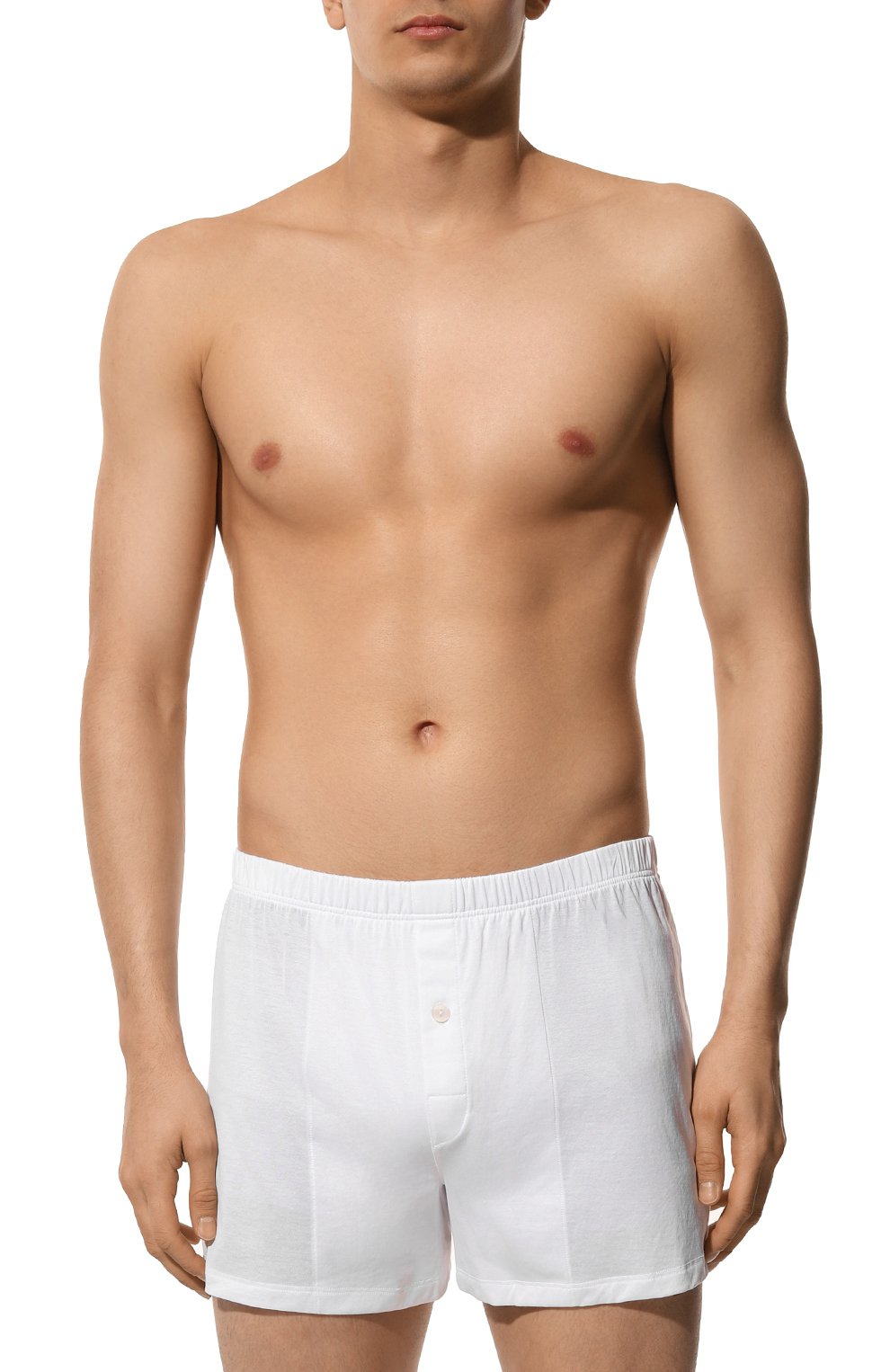 Хлопковые боксеры HANRO белого цвета по цене 10190 руб., арт. 073505, фото 2 Хлопковые боксеры HANRO, арт. 073505, фото 2