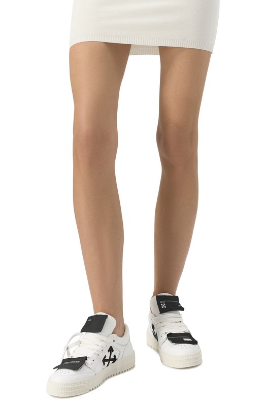 Кожаные кеды Low Top 3.0 Off Court Off-White 0WIA28EC99LEA001 Белый  0WIA28EC99LEA001 Фото 3