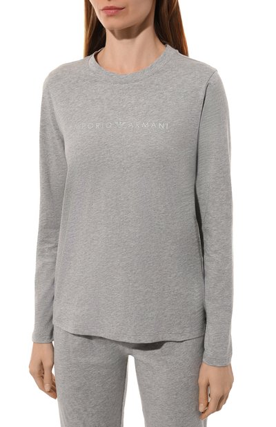 Хлопковая пижама EMPORIO ARMANI, арт. 164729/4F227, фото 3