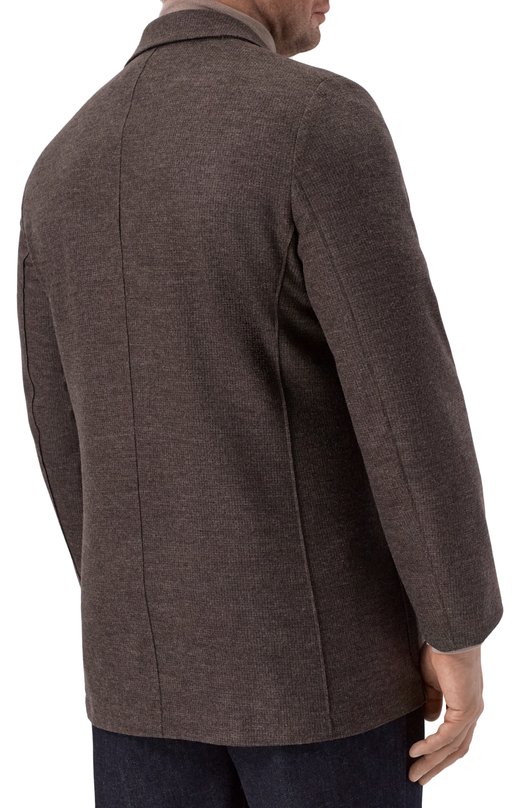 Шерстяной пиджак Harris Wharf London CL8P22MVA_ Коричневый  CL8P22MVA_ Фото 5