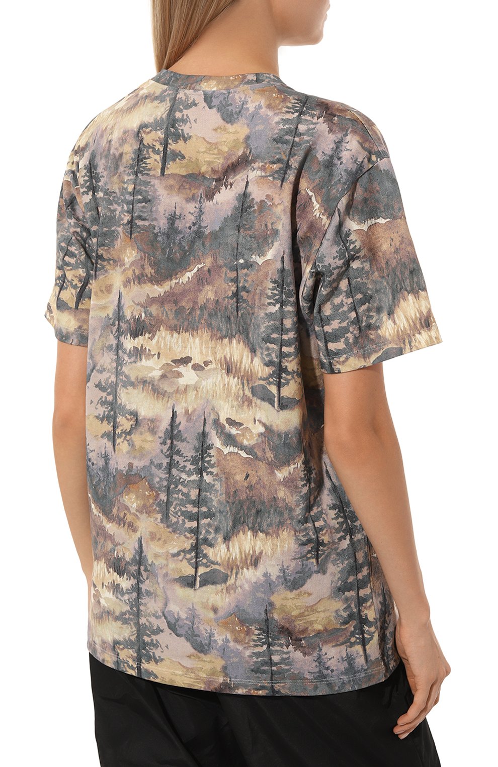 Хлопковая футболка the north face x gucci GUCCI, арт. 672475 XJDTA, фото 4