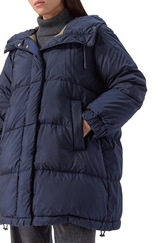 Двусторонний пуховик Weekend Max Mara ANF0RA Синий  ANF0RA Фото 5